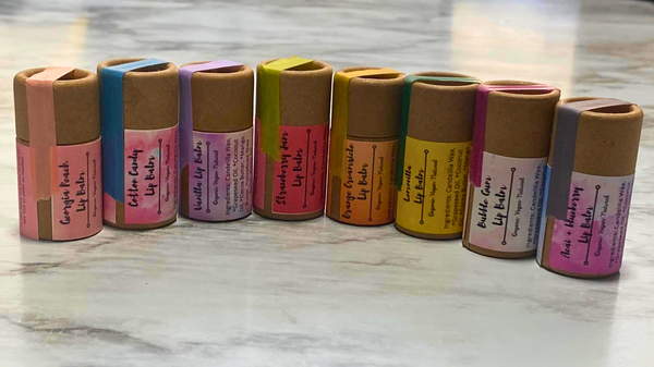 Organic Lip Balms (4 for $20) Message me with your choices!