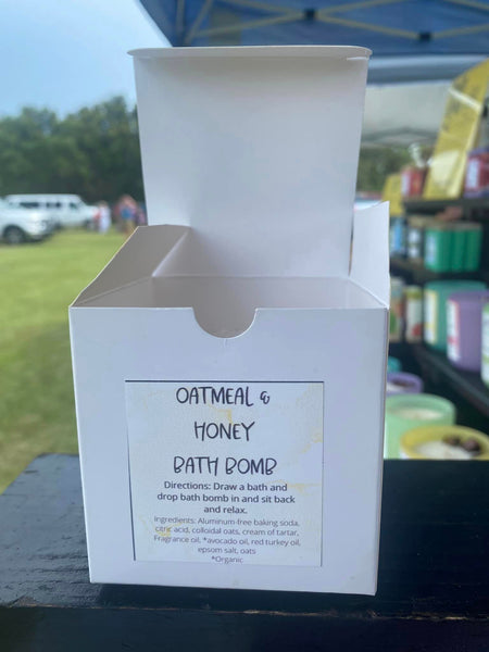 Oatmeal and Honey Bath Bomb