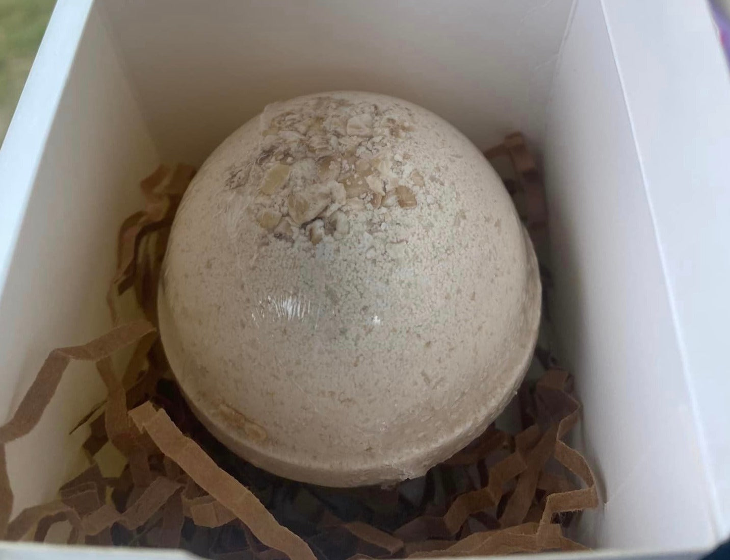 Oatmeal and Honey Bath Bomb