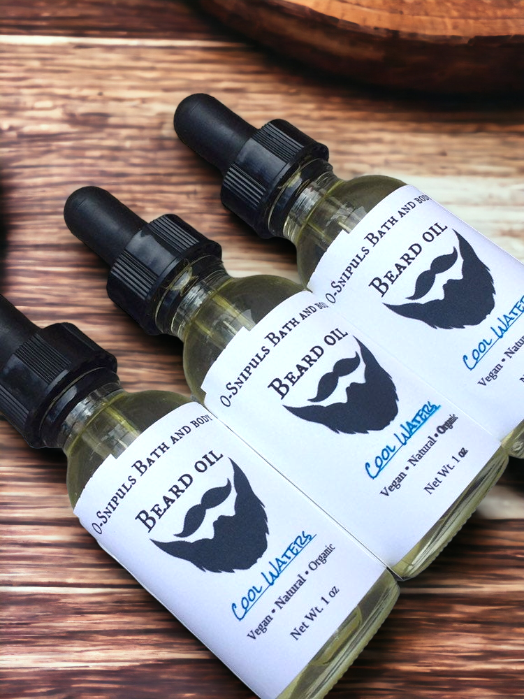 Cool water beard oil