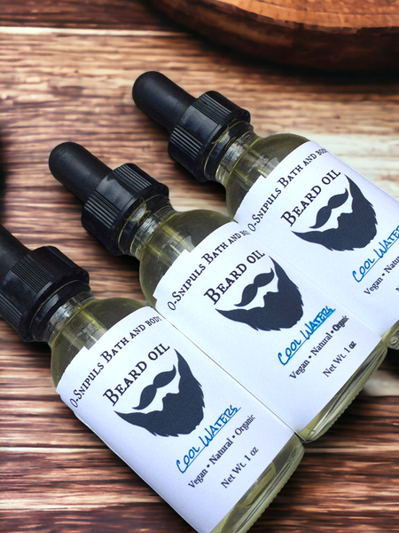 Cool water beard oil