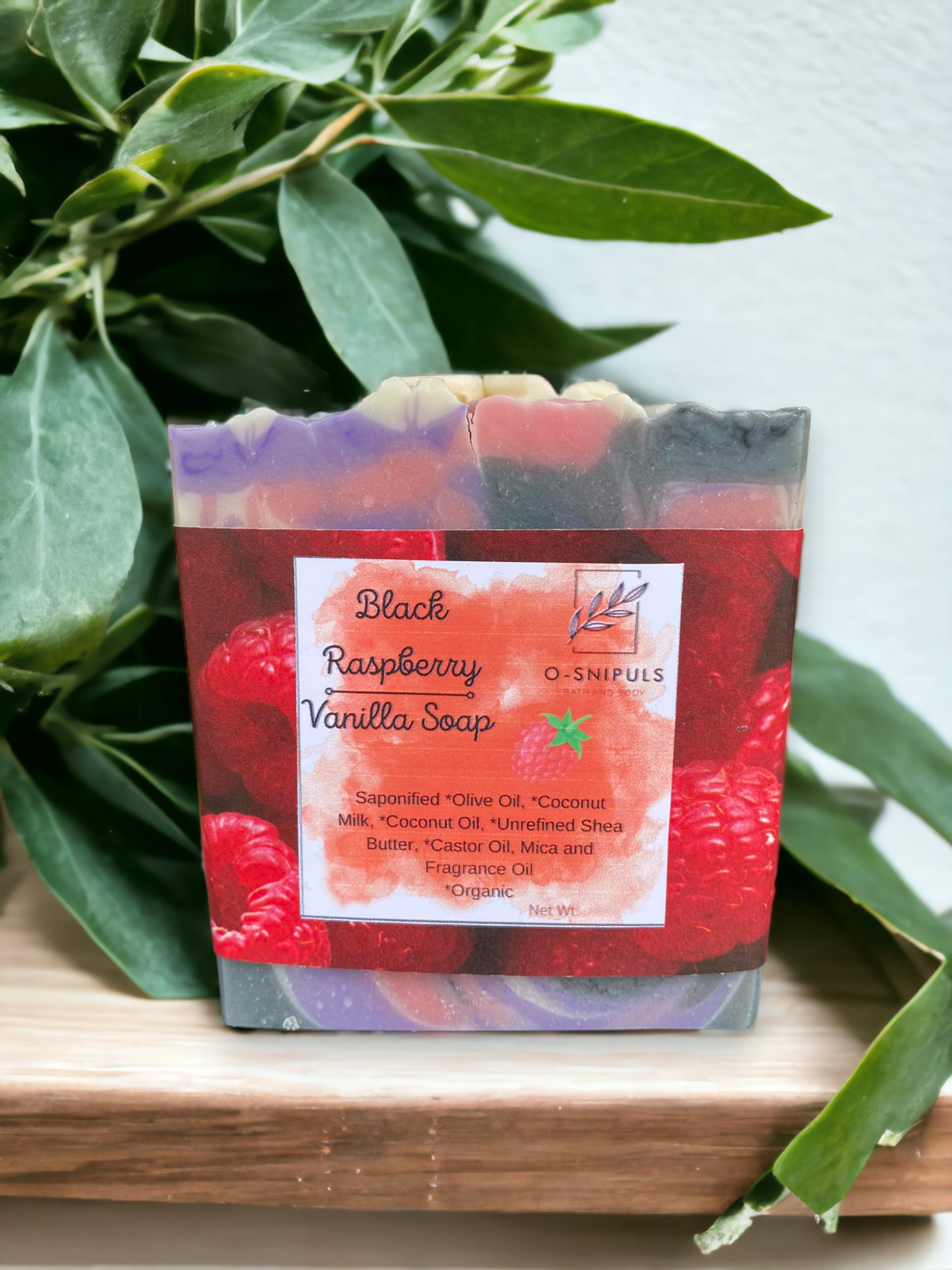 Back Raspberry Vanilla soap