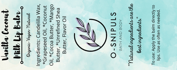 Organic Lip Balms (4 for $20) Message me with your choices!