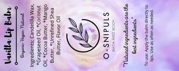 Organic Lip Balms (4 for $20) Message me with your choices!