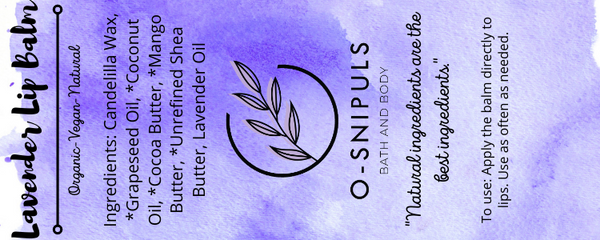 Organic Lip Balms (4 for $20) Message me with your choices!