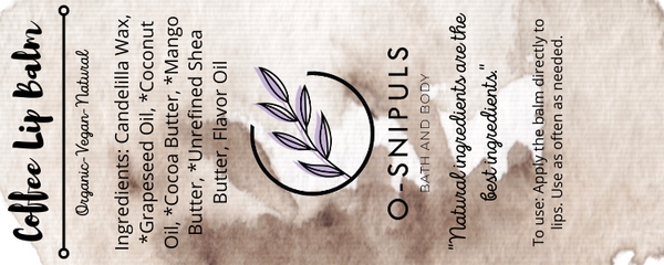 Organic Lip Balms (4 for $20) Message me with your choices!
