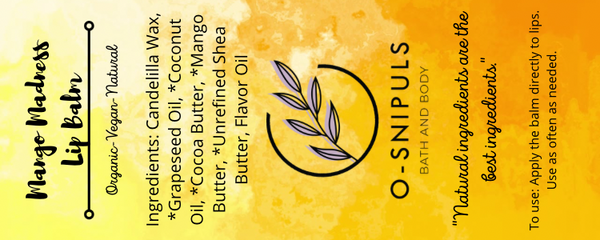 Organic Lip Balms (4 for $20) Message me with your choices!