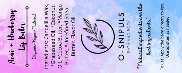 Organic Lip Balms (4 for $20) Message me with your choices!