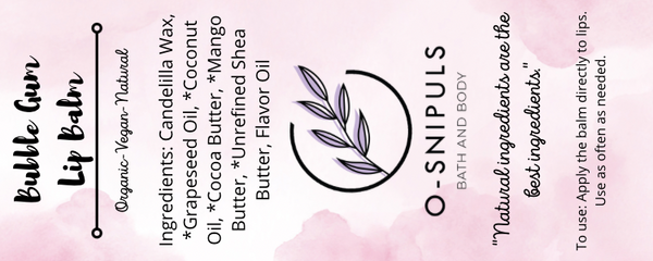 Organic Lip Balms (4 for $20) Message me with your choices!