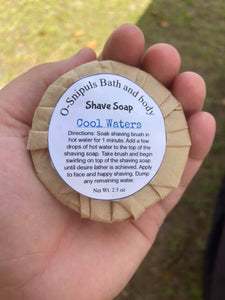 Cool waters shave soap or gift set
