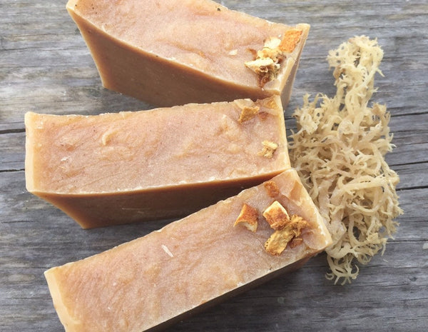 Orange Soap, Sea Moss Soap