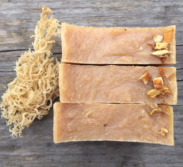 Orange Soap, Sea Moss Soap