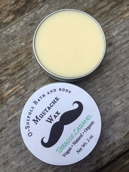 Tobacco caramel mustache wax