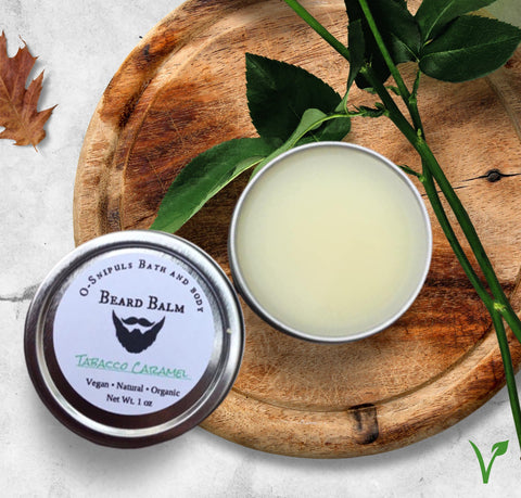 Tobacco caramel beard balm