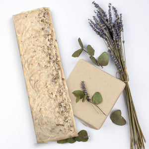 Lavender and spearmint sea moss soap loaf
