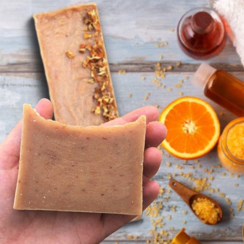 Orange Soap, Sea Moss Soap