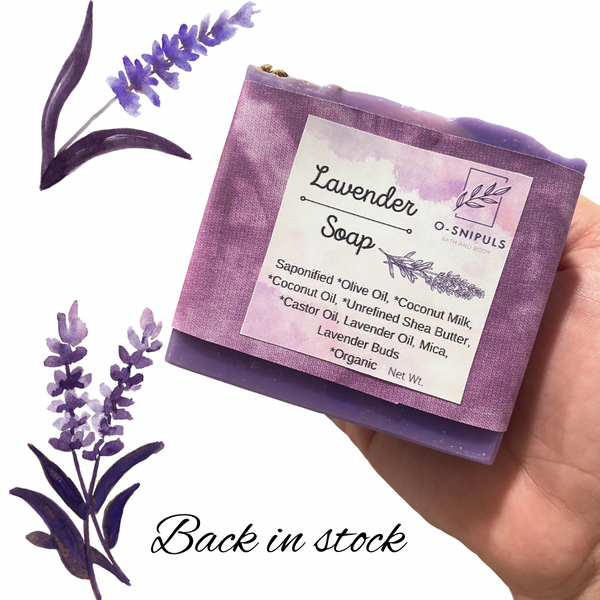 Lavender soap bar