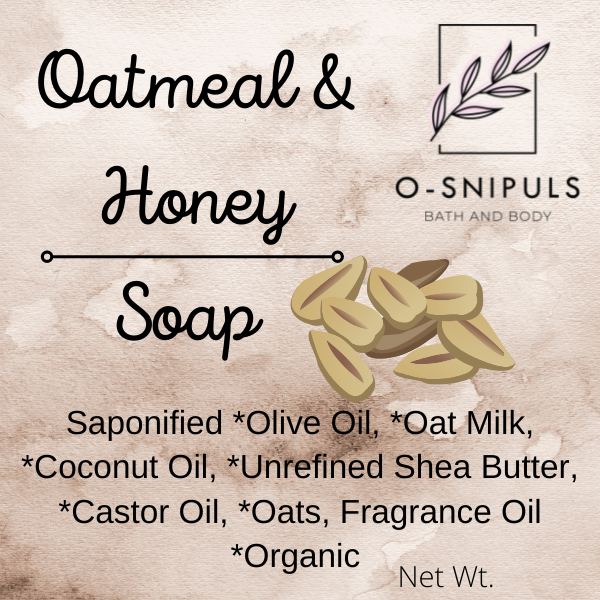 Oatmeal and "Honey" Soap